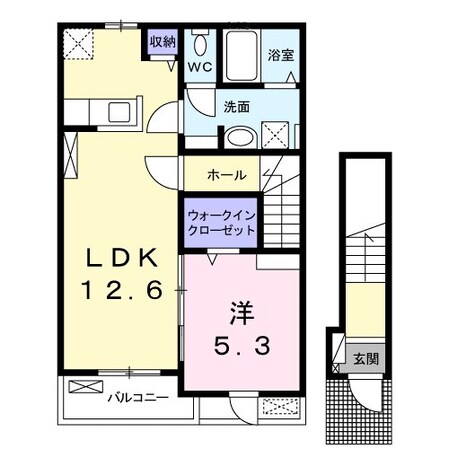 ラ・クオーレの物件間取画像